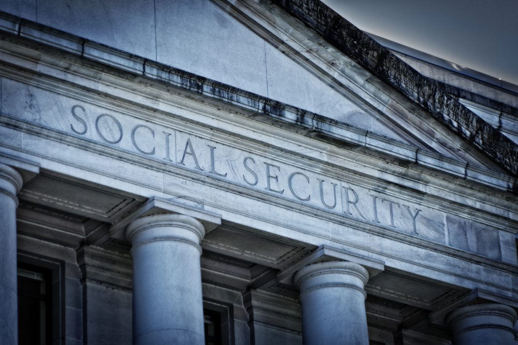 The U.S. government Social Security Agency Building. 
