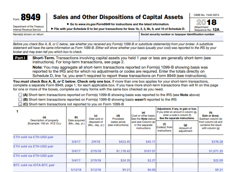 How To Report Cryptocurrency On Tax Return